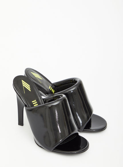 The Attico Black Rem Sandals