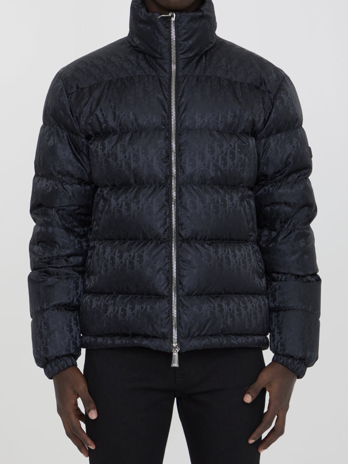 Dior Homme Dior Oblique Puffer Jacket Black