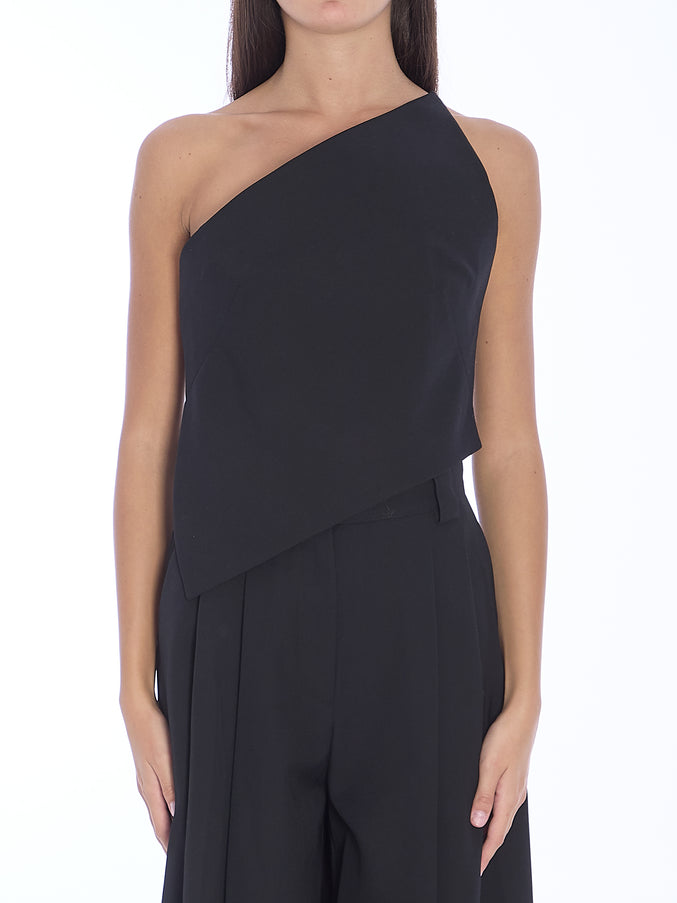 Alexander Wang Pointed Hem Top Black
