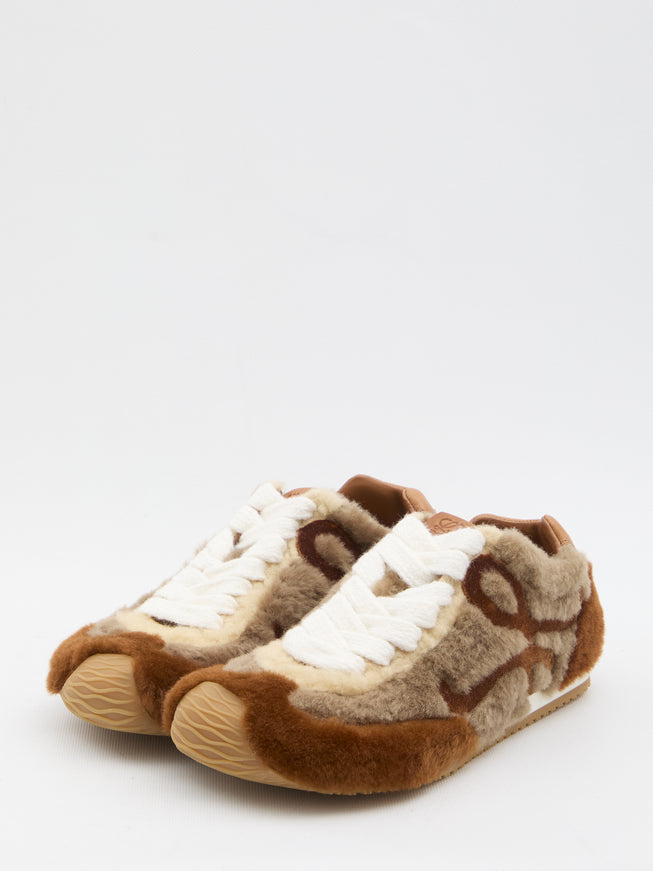 Loewe Ballet Runner 2.0 Sneakers In Shearling