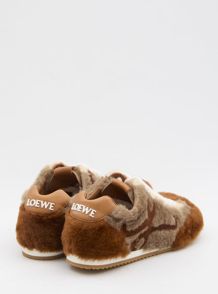 Loewe Ballet Runner 2.0 Sneakers In Shearling