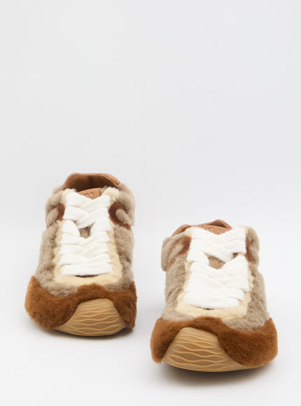Loewe Ballet Runner 2.0 Sneakers In Shearling