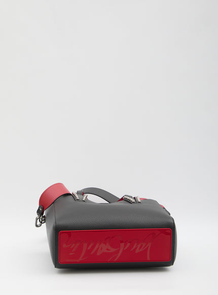 Christian Louboutin Cabata Studded Calfskin Tote in Black