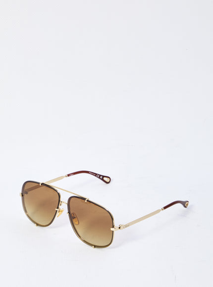 Chloe Gradiant Sunglasses QT Gold