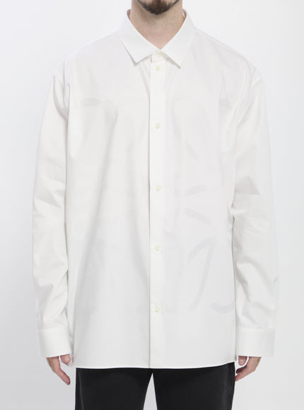 Loewe Anagram Cotton Shirt White