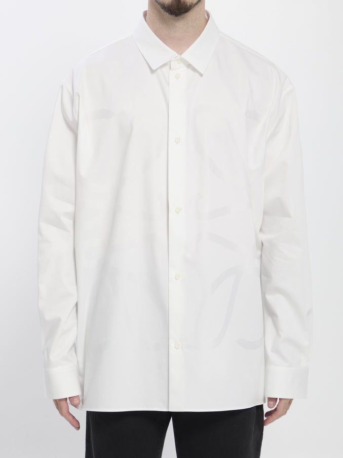 Loewe Anagram Cotton Shirt White