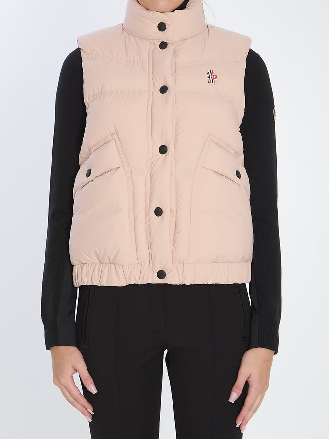 Moncler Grenoble Baise Padded Vest Pink