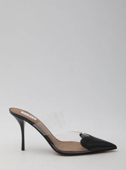 Alaia Le Coeur Mules Black