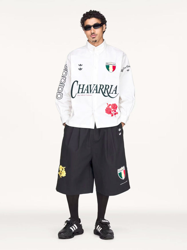Adidas X Willy Chavarria Button Up Cotton Shirt
