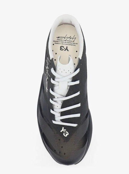 Adidas Y-3 Mesh Sneakers With Embroidered Logo On The Side