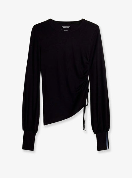 Adidas Y-3 Wool T-Shirt With Iconic Detail Black