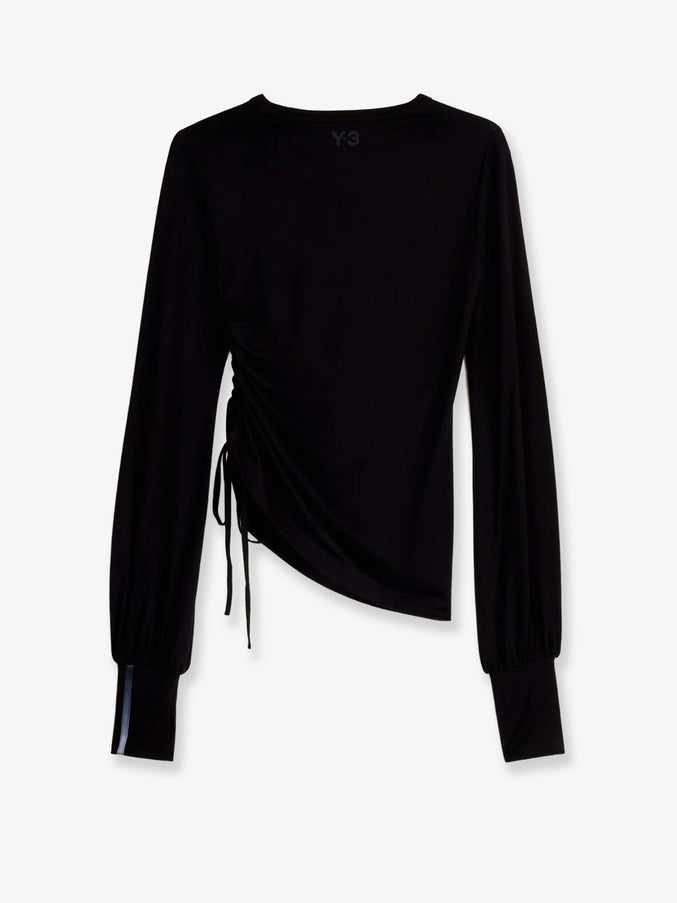 Adidas Y-3 Wool T-Shirt With Iconic Detail