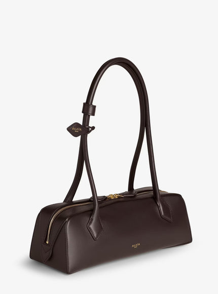 Alaia Le Teckel Medium Leather Shoulder Bag