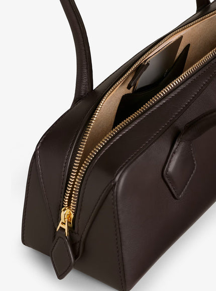 Alaia Le Teckel Medium Leather Shoulder Bag