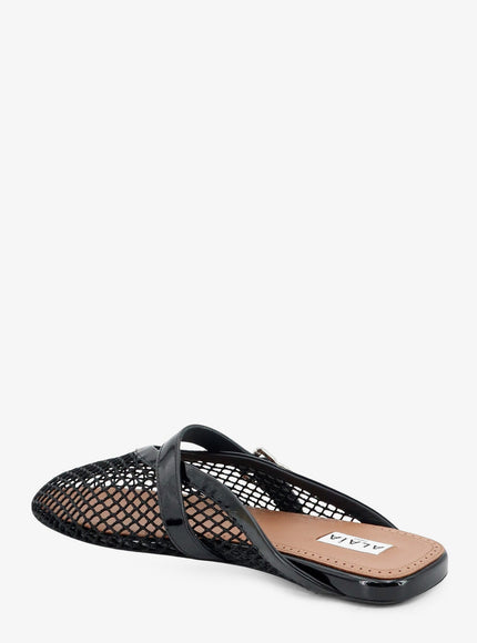 Alaia Flat Mesh Sandals