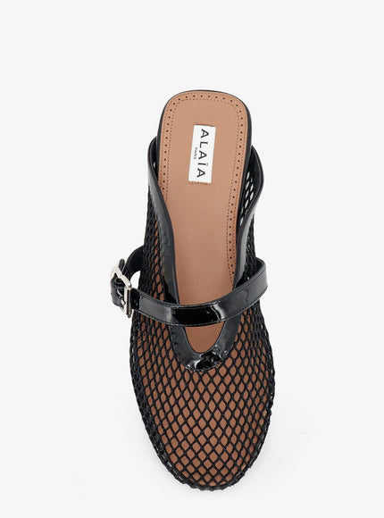 Alaia Flat Mesh Sandals