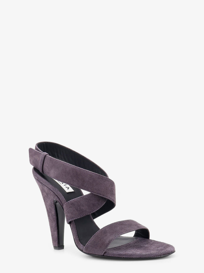 Alaia Suede Heeled Sandals