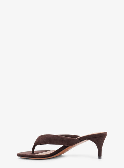Alaia Suede Heeled Sandals