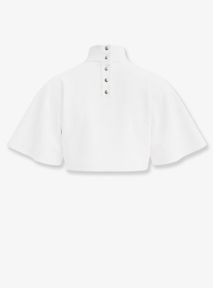Alaia Cotton Crop T-Shirt