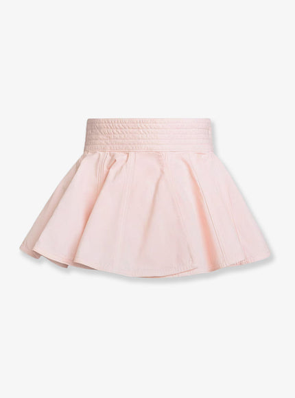 Alaia Peplum Cotton Belt Rose Pale
