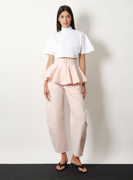 Alaia Peplum Cotton Belt