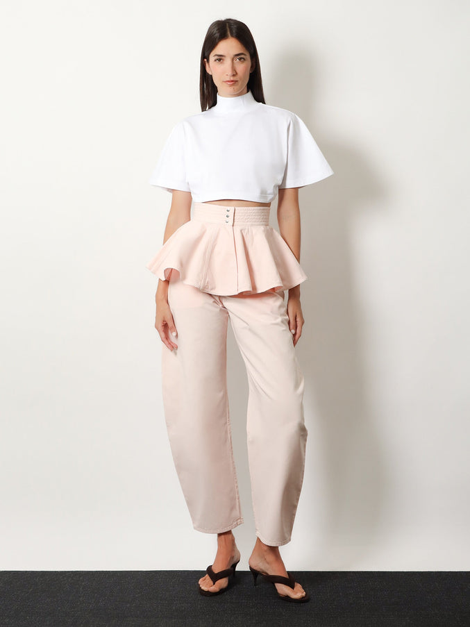 Alaia Peplum Cotton Belt