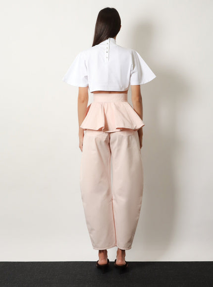Alaia Peplum Cotton Belt
