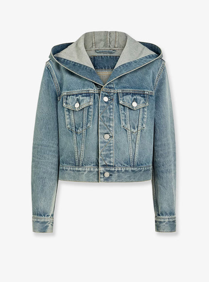 Alaia Trucker Denim Jacket Handsand Wash
