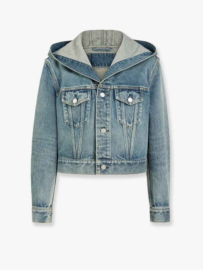 Alaia Trucker Denim Jacket Handsand Wash