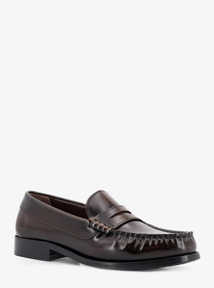 Alohas Leather Rivet Loafers