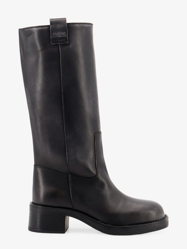 Alohas Sajan Leather Boots Black