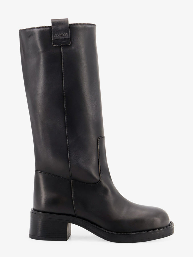 Alohas Sajan Leather Boots Black