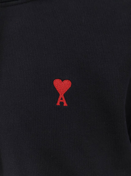 Ami Paris Hooded Cotton Sweatshirt