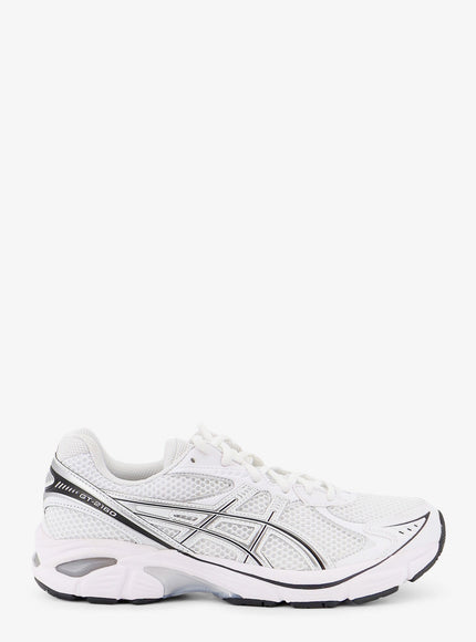 Asics Gt-2160 Leather Sneakers With Contrasting Inserts Whitepuresilver