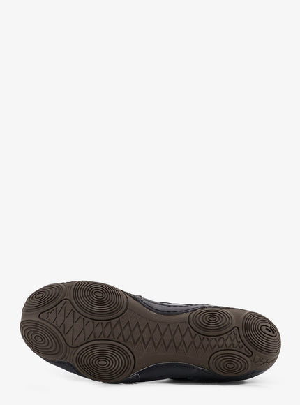 Asics Hypersync Mesh And Leather Sneakers With Embroidered Logo