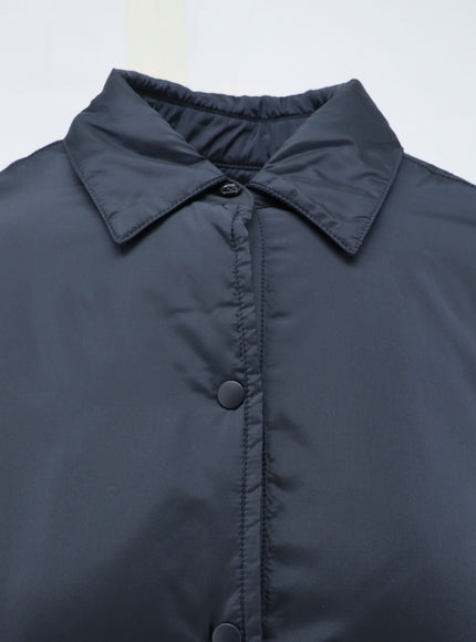 Glue Nylon Shirt Jacket