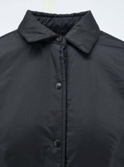 Glue Nylon Shirt Jacket