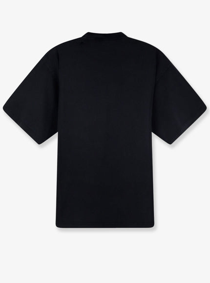 Balenciaga Cotton T-Shirt With Front Logo Print