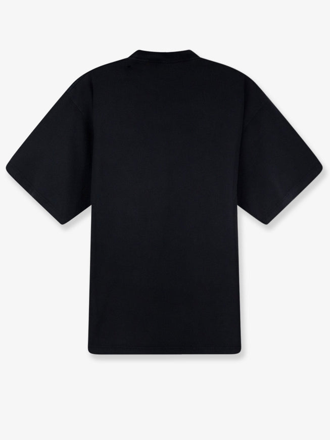 Balenciaga Cotton T-Shirt With Front Logo Print