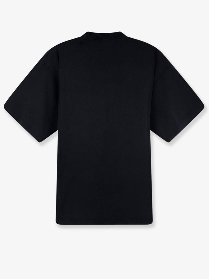Balenciaga Cotton T-Shirt With Front Logo Print