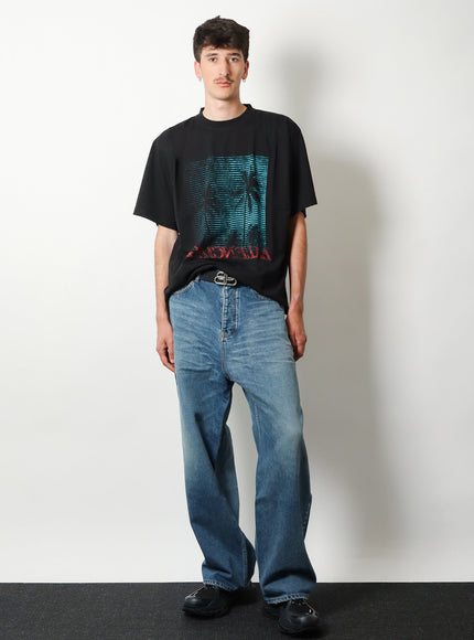 Balenciaga Cotton T-Shirt With Front Print