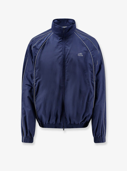 Balenciaga Tracksuit Jacket With Logo Newdarknavy