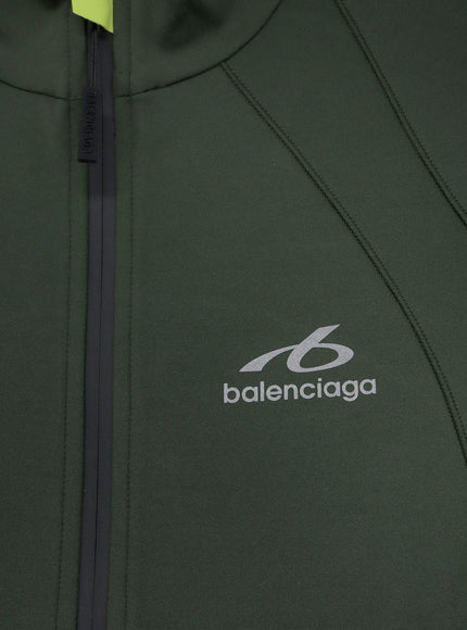 Balenciaga Fitted Zip-Up Sweatshirt