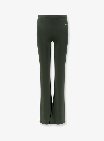 Balenciaga Techwear Flared Technical Fabric Leggings Khakilime