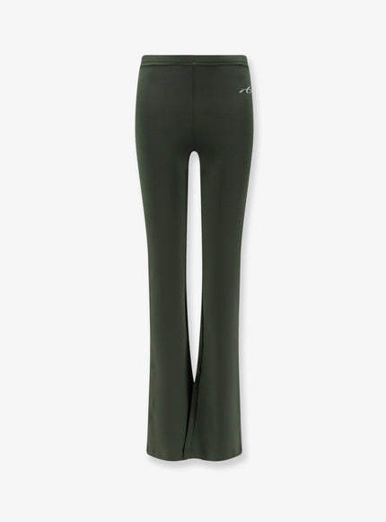 Balenciaga Techwear Flared Technical Fabric Leggings Khakilime