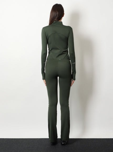 Balenciaga Techwear Flared Technical Fabric Leggings