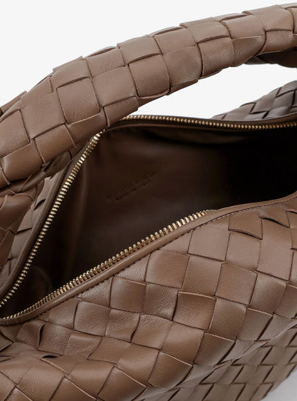 Bottega Veneta Jodie Small Leather Handbag With Intrecciato Motif