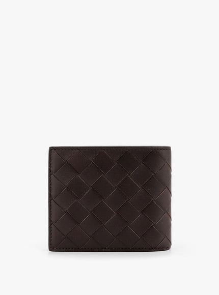 Bottega Veneta Leather Wallet With Intrecciato Pattern