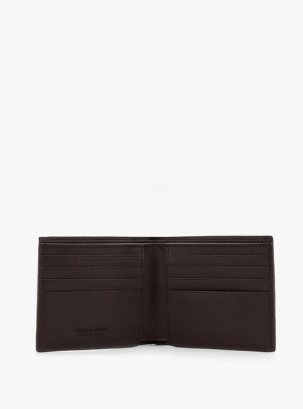 Bottega Veneta Leather Wallet With Intrecciato Pattern