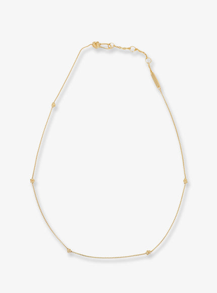 Bottega Veneta Brass Necklace Uni Yellow Gold